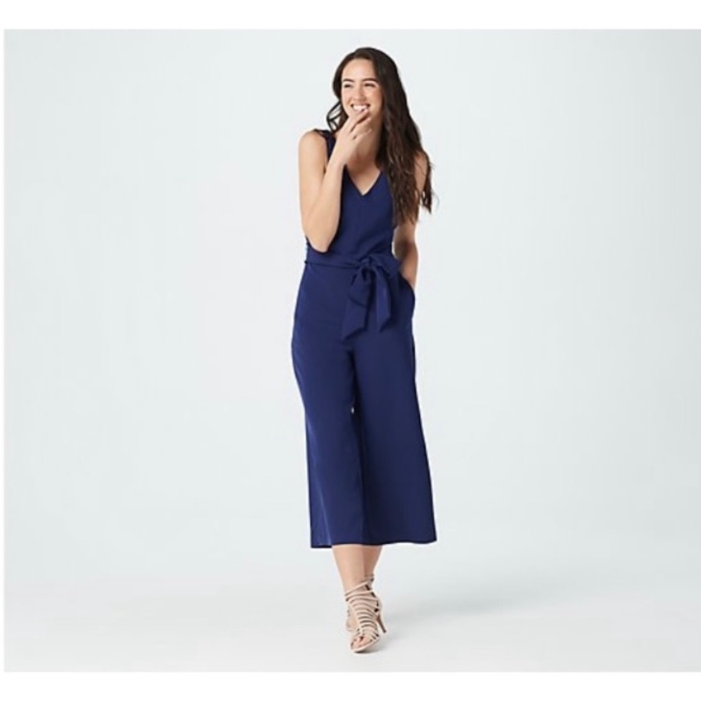 EUC 4 Sam Edelman V-neck Tie-waist Jumpsuit